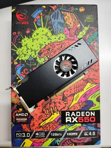 RX 550 4GB Pcyes Low Profile (raríssima e exclusiva)