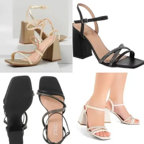 LOTE DE CALÇADOS FEMININOS NOVOS - 22 PARES - 4 MODELOS (35 AO 39) BARATO PARA SAIR RÁPIDO