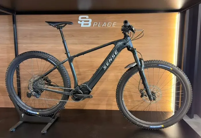 Bicicleta Elétrica MTB Sense Impact E-Trail Sport 2025 Tam L 19 Aro 29 EP6 630Wh Seminova