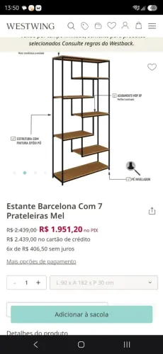 Estante Estilo Industrial