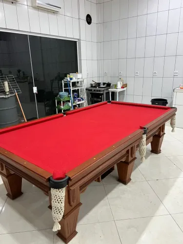 Mesa de Sinuca Impecável ? Modelo Luxo