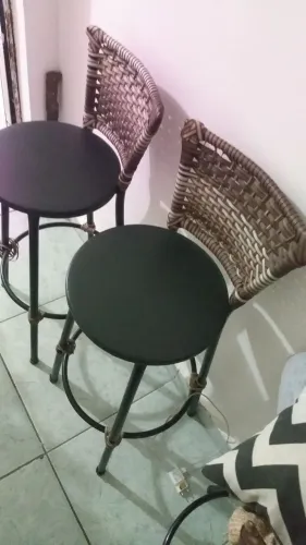 Kit 4 banquetas altas novas