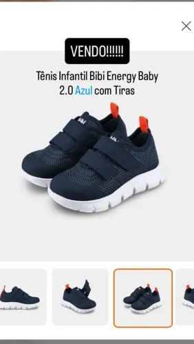 Tênis infantil bibi energy baby 2.0 azul