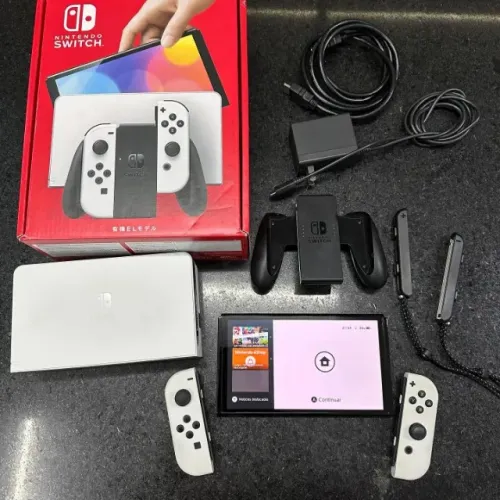Nintendo Switch Oled +Desbloqueado +512gb MiniSSD Original C10