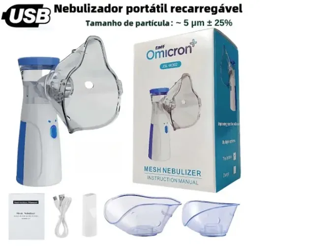 Inalador Nebulizador Portátil Ultrassônico