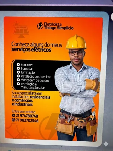 Seu Negócio Precisa de um Eletricista Especializado? Thiago Simplicio é a Solução!