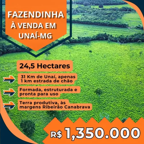 Fazendinha às margens Ribeirão Canabrava