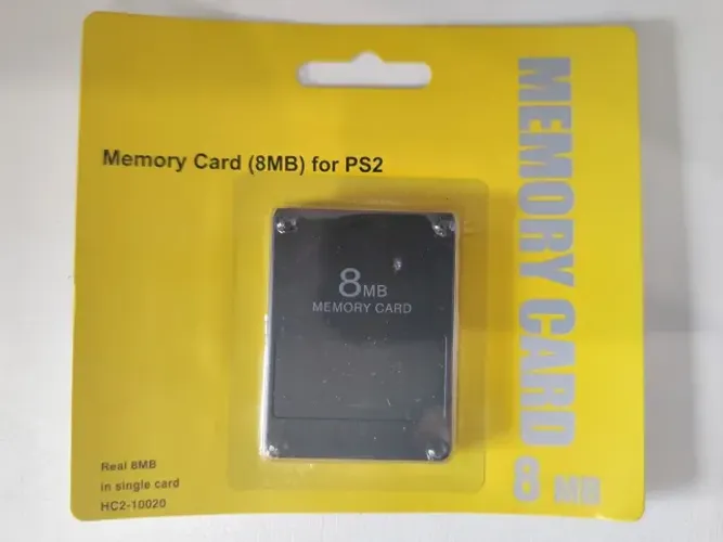 Memory Card 8mb Para PS2 Lacrado Novo