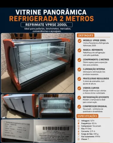 Balcão refrigerado ? Gelopar grande e expositora guaraná metal frio !!!