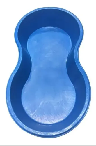 Piscina feijão azul multiuso de polietileno 500lts