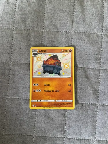 Carta Pokémon Carkol Brilhante 