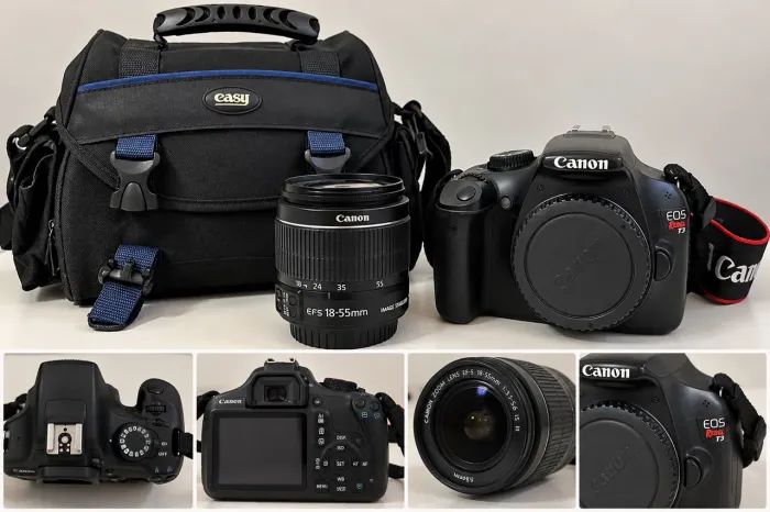 Canon EOS Rebel T3 + Lente 18-55mm + Bolsa | Excelente Estado