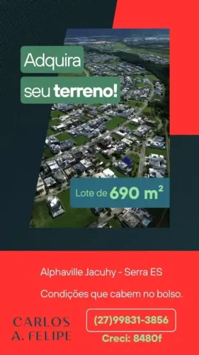 Imóvel para venda com 690 metros quadrados em Jacuhy - Serra - ES