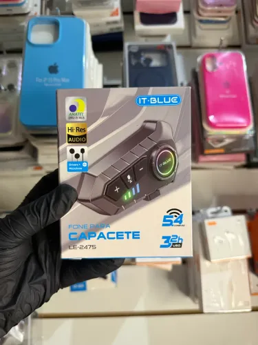FONE PARA CAPACETE ITBLUE