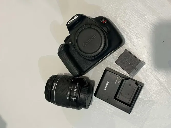 Câmera t5 novíssima + lentes