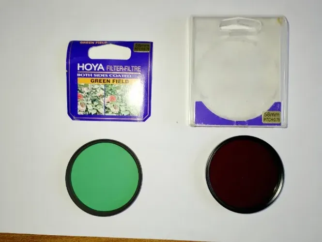 Filtro Hoya Green Field 58mm intensificador de verde ótimo estado