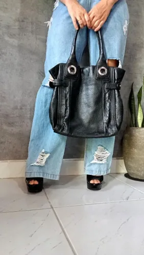 Bolsa Calvin Klein, brechó renove select, Instagram: @renoveselect 
