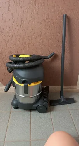 Aspirador de pó e água marca LAVOR 30 lts todo de inox