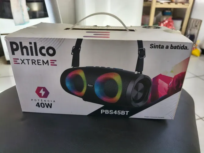 Caixinha de Som Xtreme Philco 40W Nova zerada..