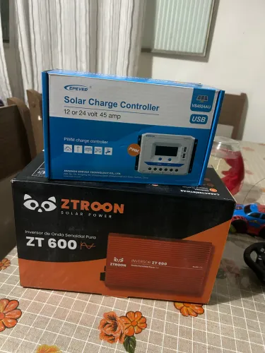 Kit Energia Solar Off Grid s/ bateria 550wp