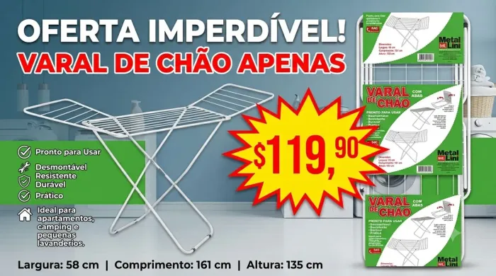 Varal de chão