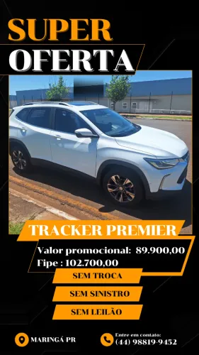 Chevrolet Tracker Premier 1.2 Turbo 12V Flex AUT 2023
