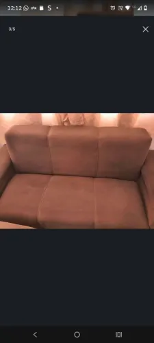 Vende-se sofá com duas poltronas seminovos