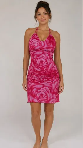 Vestido colado de brilho G