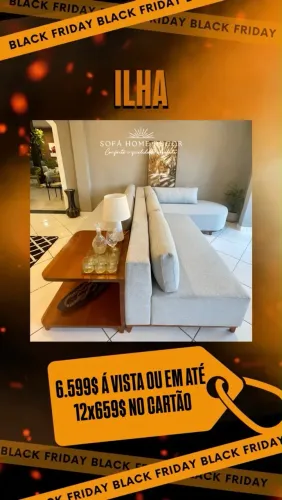 Sofá ilha em oferta