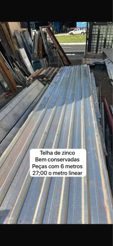 TELHA DE ZINCO USADA