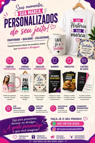 Produtos personalizados