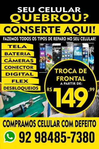 Conserto celular assistência técnica