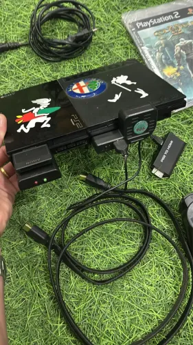 VENDO PS2 COMPLETO COM VÁRIOS ACESSÓRIOS 