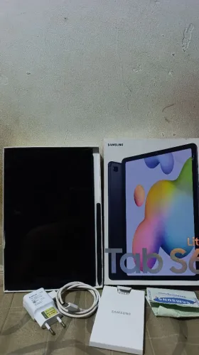 Samsung tab s6 lite com nota fiscal da Samsung,caixa e carregador original 