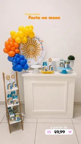 FESTA NA MESA/ DECORAÇÃO APARTI DE 49,99