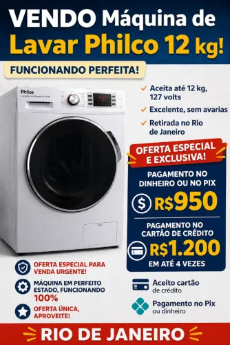 Lava roupas PHILCO