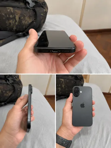iPhone 16 128GB Preto | 96% Bateria | Garantia Apple | Impecável