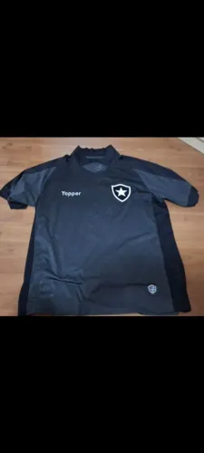 Camisa Botafogo Topper G grafite e preta n= 5
