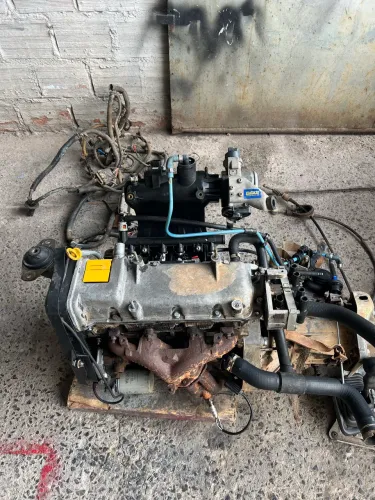 Motor completo e caixa Fiat fire 1.0