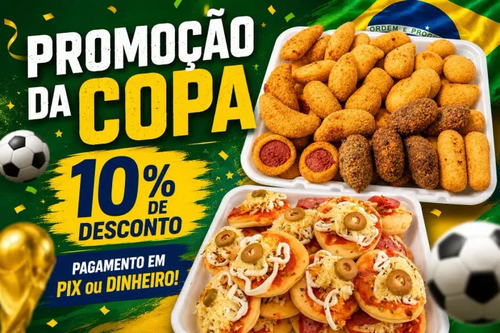 Pizza e salgado 