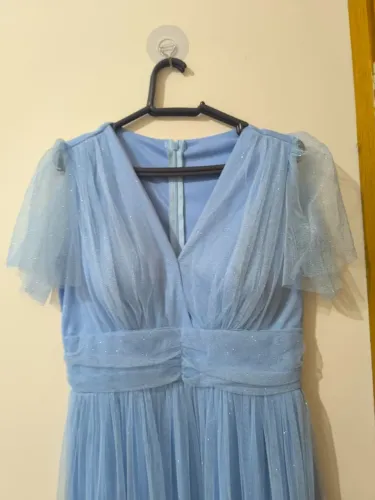 Vestido de festa Azul serenity P