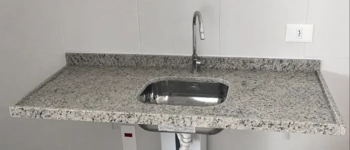 Pedra de Mármore Cozinha + Cuba Inox - Nova e sem uso
