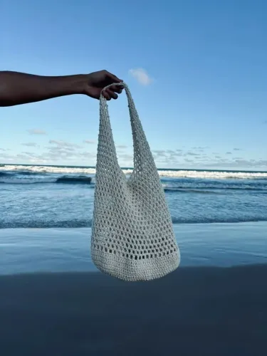 Bolsa para Praia de Crochê