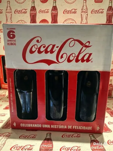 Kit coleção garrafas coca cola