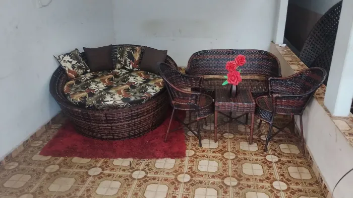 Conjunto de sofá de alto padrão de área externa