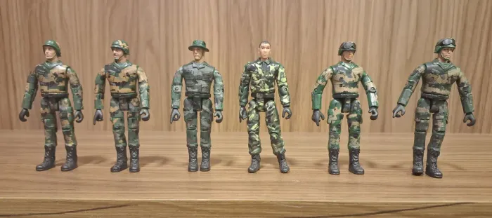 Word peace kepeers lote de figuras de ação soldados