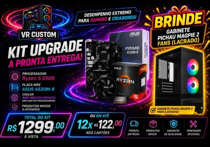 Kit Upgrade Ryzen # LACRADO - NAO ACEITO TROCAS