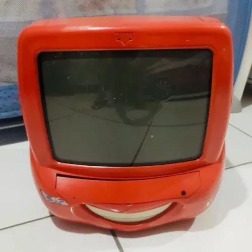 Raridade TV Relampago McQueen Perfeita Funcionando normal (Sem controle) 