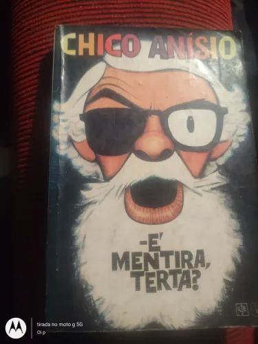 Venda de livro de Chico Anísio autografado por ele
