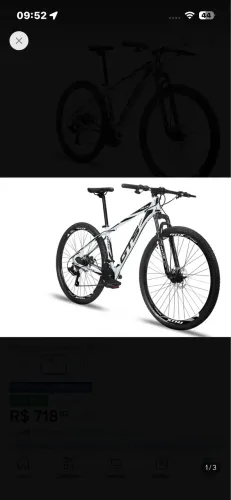 Bicicleta aro 29 nova